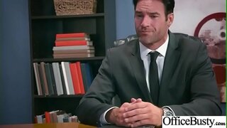 (Валентина Nappi) Непослушен Курва Големи Цицки Девојка Се Прикован Во Канцеларија вид-30