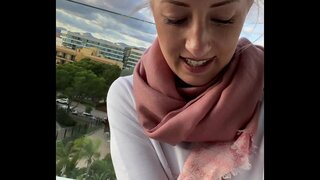 Fingering till klimax i ett hotell på mallorca ligger på galleriet!